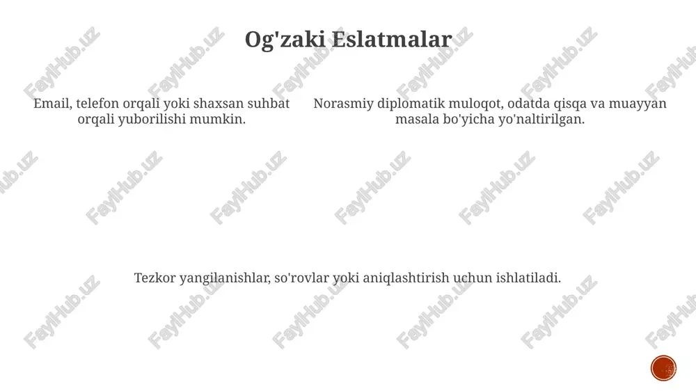 diplomatik yozishmalarning turlari - Page 5