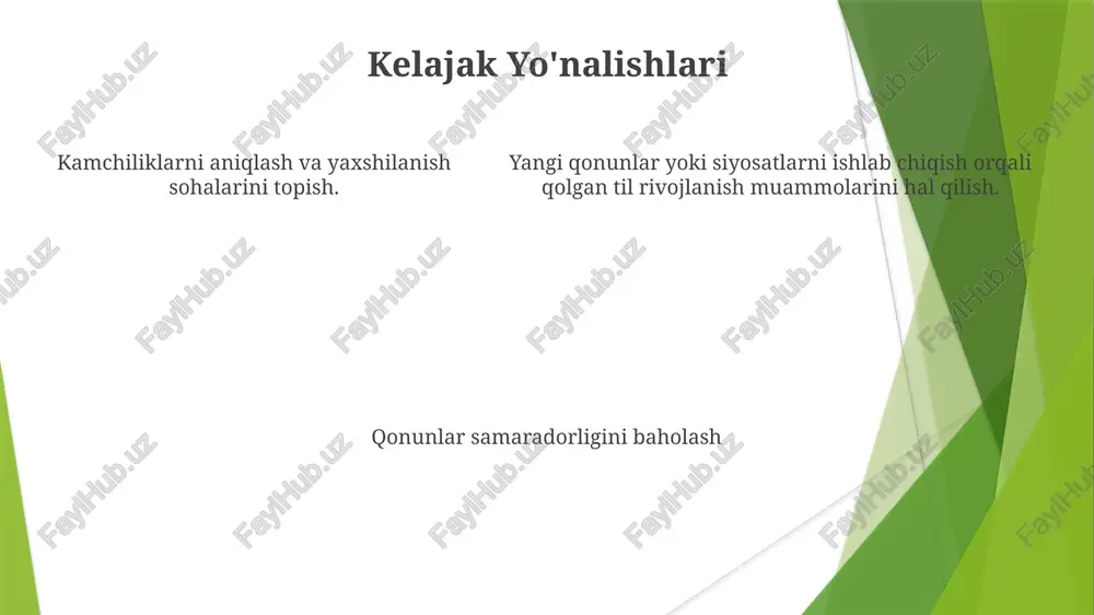 davlat tilini rivojlantirish yoʻlida qabul qilingan qonunlar tahlili - Page 5