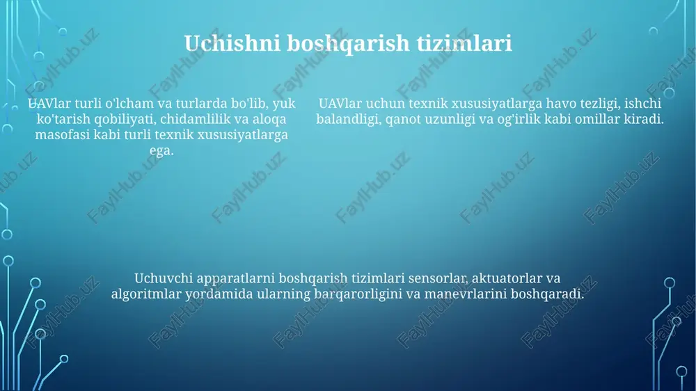 uchuvchisiz havoda harakatlanuvchi apparatlar (uavlar) - Page 5
