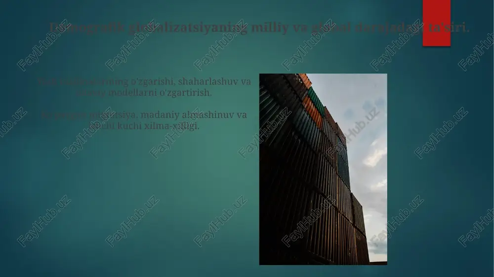 demografik modernizatsiyalash va demografik globaloztsiya - Page 5