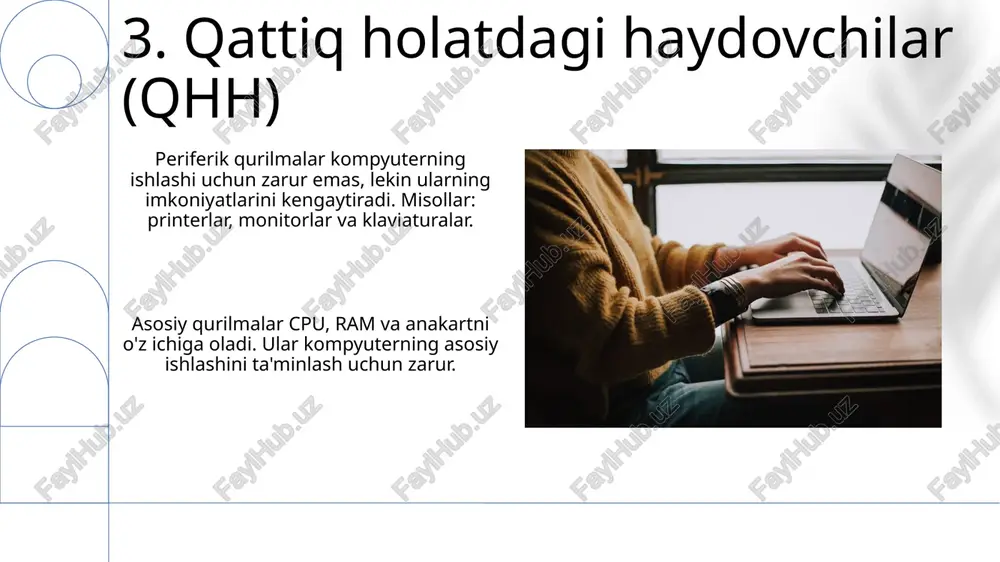 kompyuterning asosiy va qo'shimcha qurilmalari - Page 5