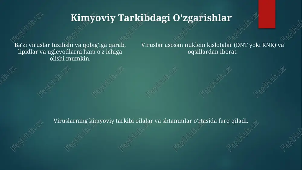 viruslarning kimyoviy tarkibi - Page 5