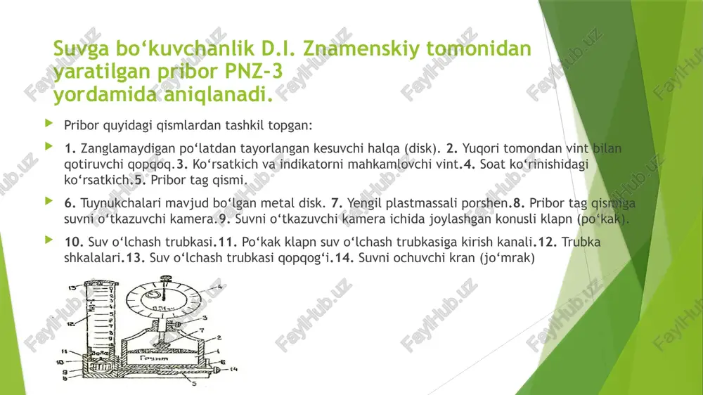 tog‘ jinslari suvga bo‘kuvchanligini aniqlash - Page 5