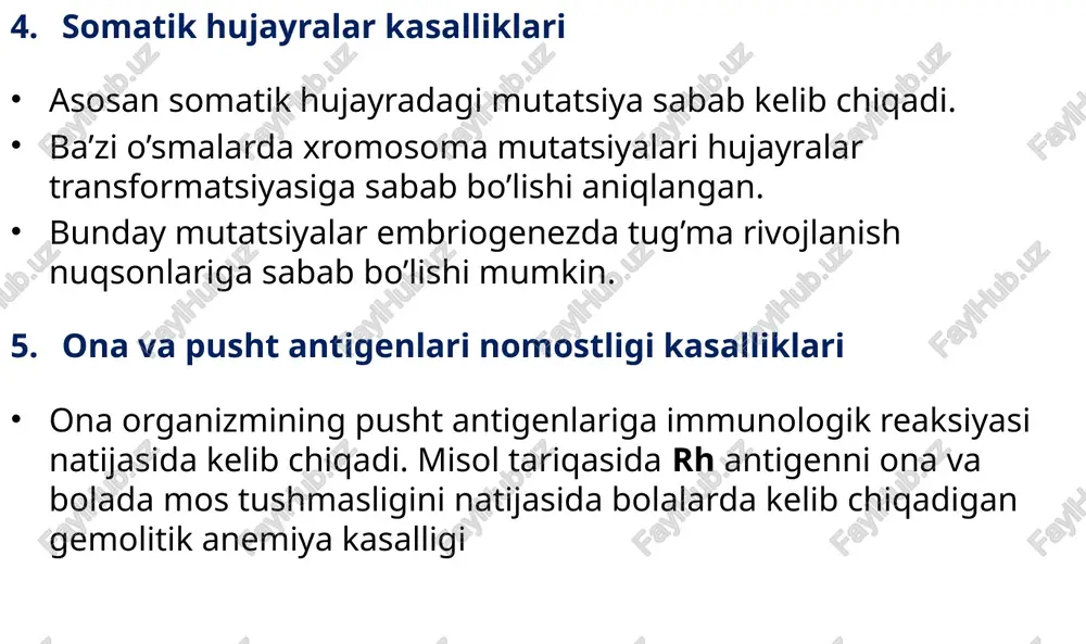 irsiy kasalliklarning genetik tasnifi - Page 5