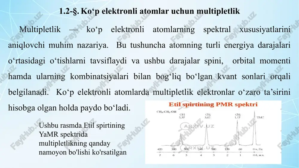 spektrning multipletligi - Page 5