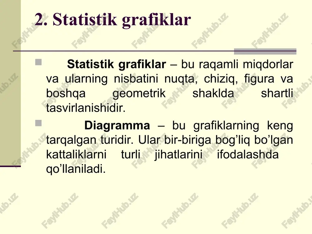 statistik ma’lumotlarni jadval va grafiklarda tasvirlash - Page 5