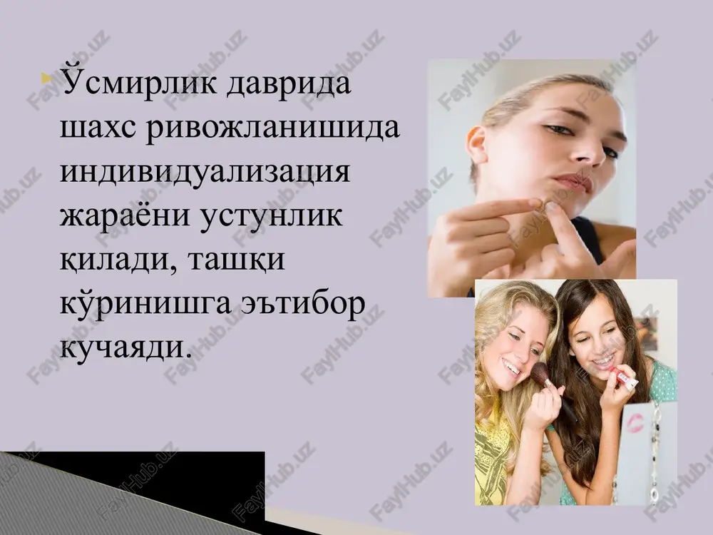 o'smirlik davridapsixik rivojlanish xususiyatlari - Page 5