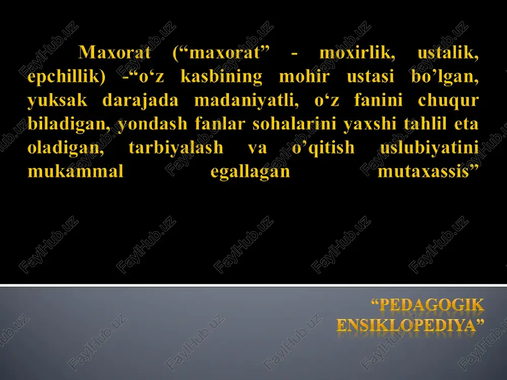 pedagogik mahorat haqida tushuncha - Page 5