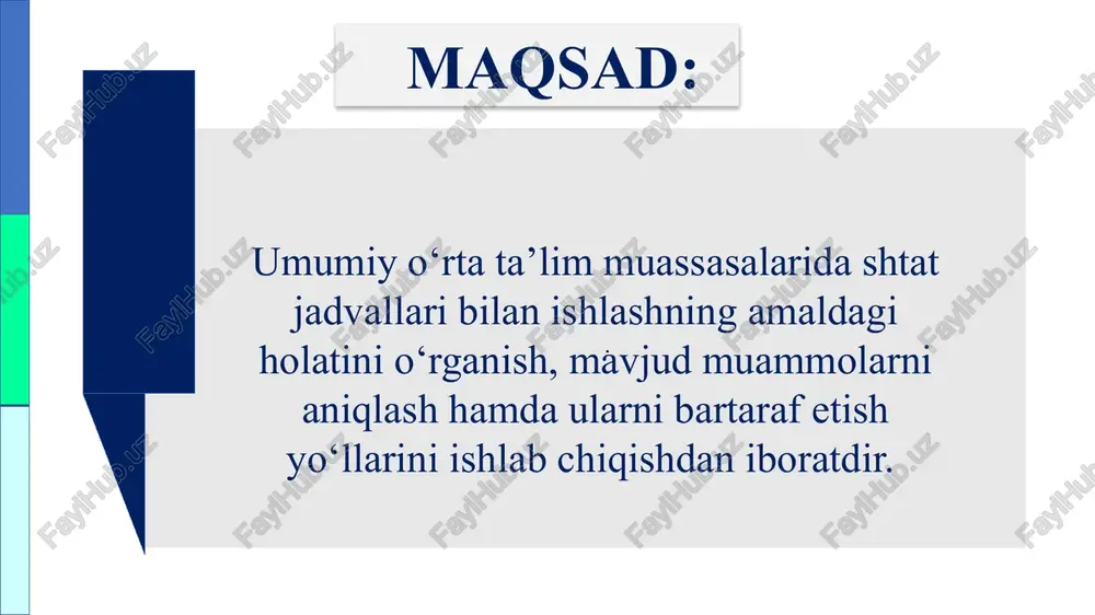 maktabda shtat jadvallari bilan samarali ishlash - Page 5