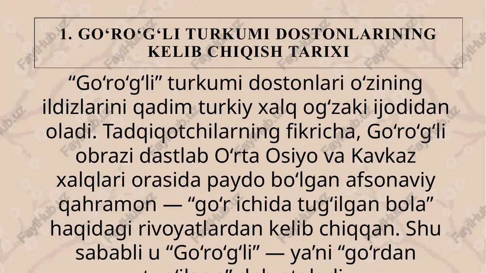go‘ro‘g‘li turkumidagi dostonlar - Page 5