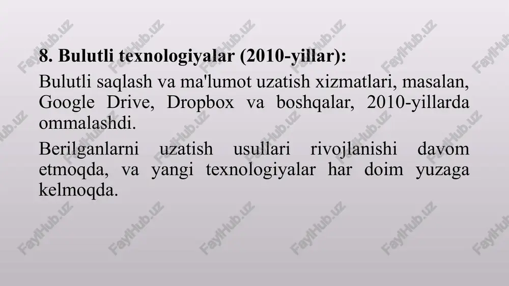 berilganlarni uzatish usullari - Page 5