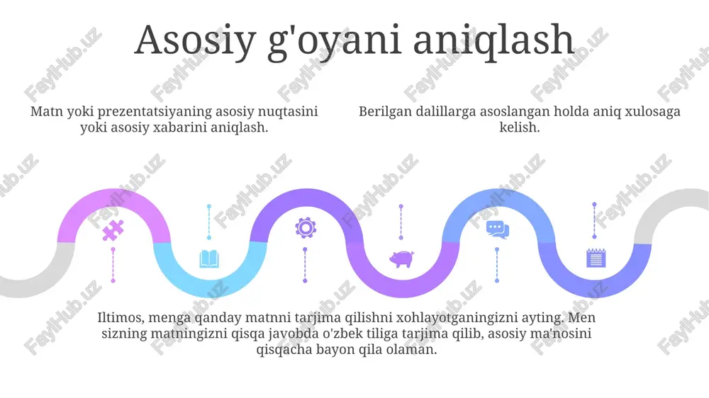 taqdimotning asosiy gʻoyasi - Page 5