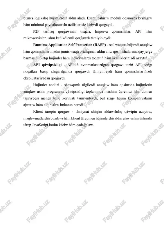 sybil hújiminiń metodlari hám olardan qorģaniw - Page 5