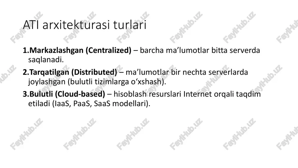 axborot texnologiyalari infratuzilmasi - Page 5