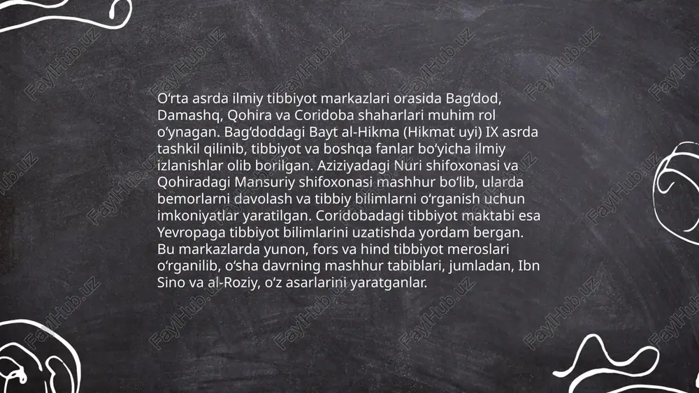 o‘rta asr tibbiyotining rivojlanishi - Page 5