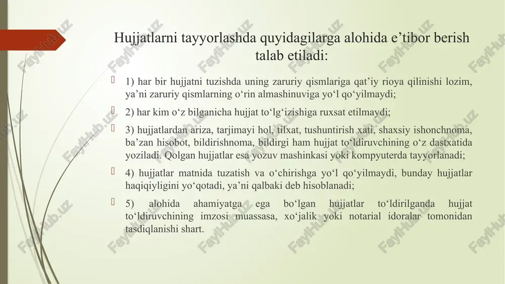 ish yuritish hujjatlari - Page 5