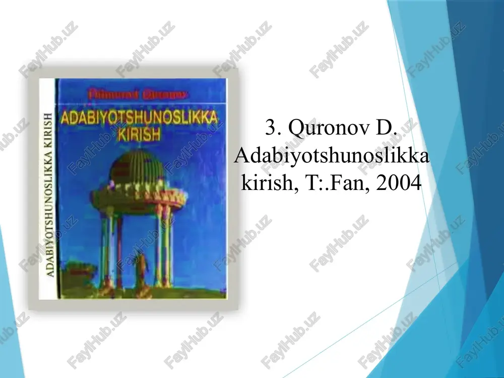 adabiyotshunoslik asoslari fan sifatida - Page 5
