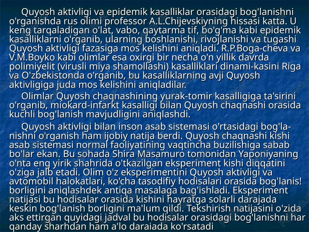 quyosh aktivligi va uning yerga ta'siri - Page 5