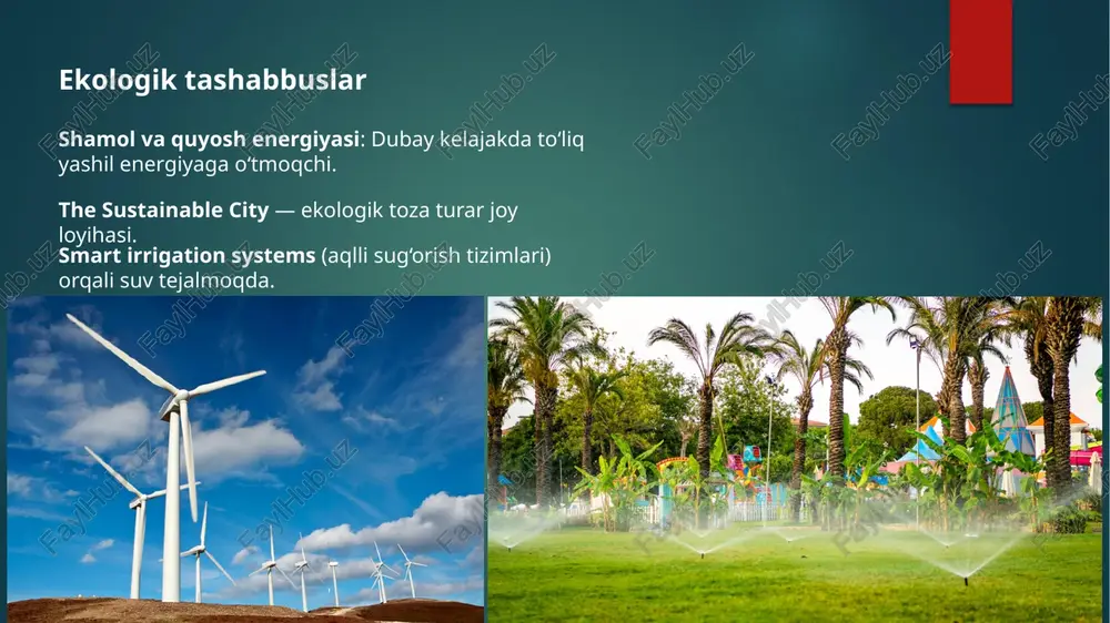 ezda aniqlash imkoniyati. harakatni aniqlash sensorlari – faqat kerakli joylarda kameralar ishlaydi, shuningdek, hech qanday izni qoldirmasdan. yuzni aniqlash va raqamli tanish texnologiyalari orqali xavfsizlikni yanada oshiradi. ✅ cctv tizimining afzalliklari: xavfsizlikni oshirish – jinoyatchilik va favqulodda vaziyatlarning oldini olish uchun aniq monitoring va tezkor javob. tezkor reaktsiya – xavfsizlik xodimlari yoki politsiya tezda harakat qilishlari uchun tizim real vaqt rejimida monitoring olib boradi. korrupsiyani kamaytirish – ijtimoiy hududlardagi harakatlarni kuzatib borish orqali jamoat joylarida odamlarga xizmat ko‘rsatuvchi xodimlar va davlat xizmatlarining ishini yaxshilaydi. tahlil qilish va prognozlash – cctv tizimi orqali yig‘ilgan ma’lumotlar sun’iy intellekt yordamida tahlil qilinib, kelajakdagi xavfsizlik ehtiyojlarini prognozlash mumkin. cctv va aqlli chiroqlar integratsiyasi dubai smart city’da cctv tizimi va aqlli chiroqlar bir-biri bilan integratsiya qilinadi, bu esa shaharni samarali va xavfsiz tarzda boshqarishga imkon beradi. masalan: harakatni aniqlash: agar kameralar biror shubhali harakatni sezsa, aqlli chiroqlar avtomatik ravishda o‘zgartiriladi yoki qo‘shimcha yorug‘lik beriladi. favqulodda …