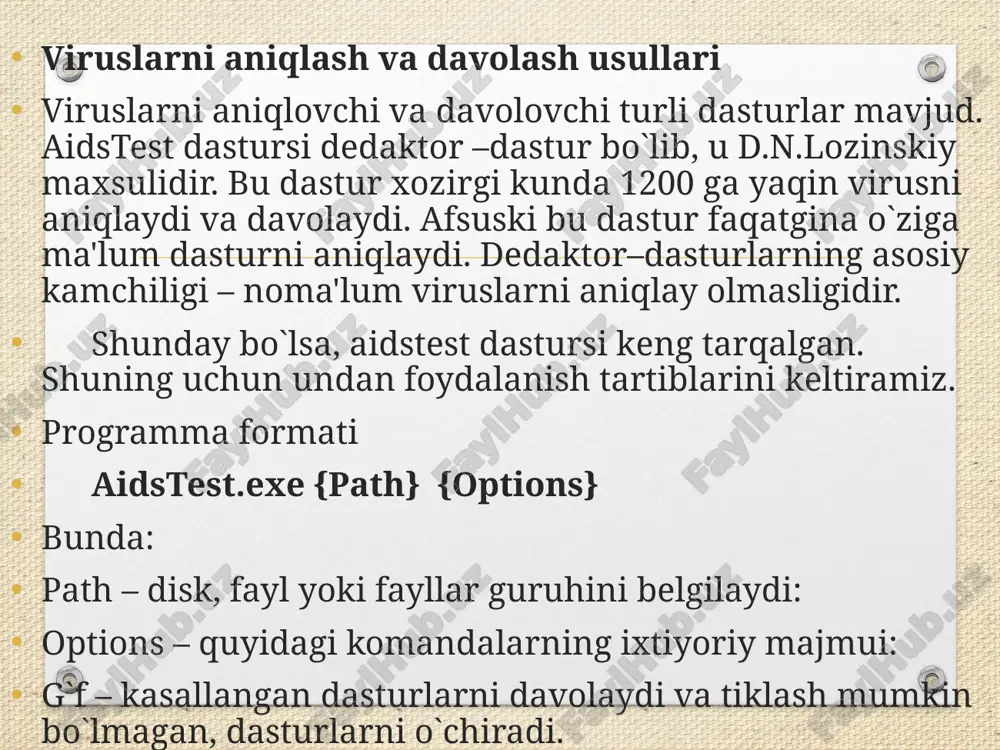 kompyuter viruslari va antivirus dasturlari - Page 5