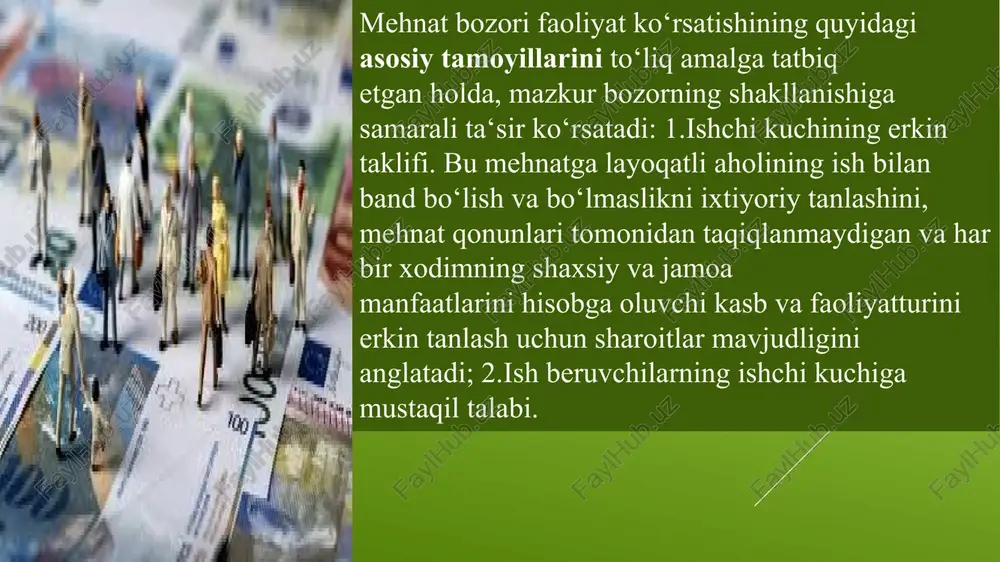 tadi. samarali bandlikni esa ikki nuqtai nazardan: iqtisodiy nuqtai nazardan — inson resursidan eng oqilona foydalanish, ijtimoiy nuqtai nazardan — mehnatning inson manfaatlariga eng muvofiq kelishi jihatlaridan tavsiflash mumkin. toʻliq bandlik bandlikni miqdor jihatdan, samarali bandlik esa sifat jihatdan tavsiflaydi. image1.png image2.png image3.png image4.png image5.png image6.png image7.png image8.png image9.png image10.png image11.png image12.png image13.png /docprops/thumbnail.jpeg