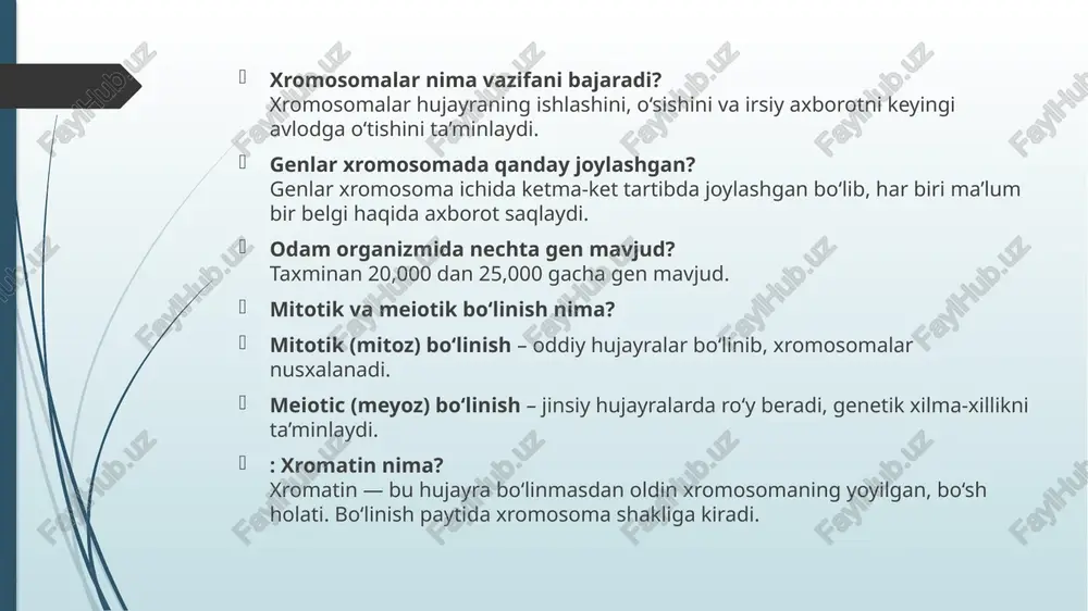 irsiyatning molekulyar asosi - Page 5