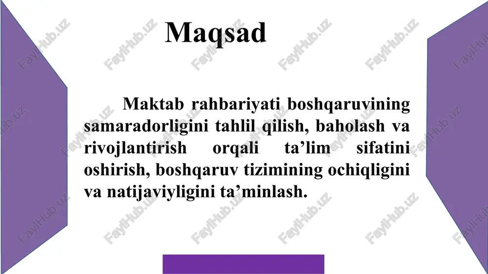 maktabning boshqaruv samaradorligini baholash - Page 5