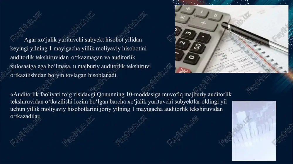 majburiya auditorlik tekshiruvi va unitashkilotish masalalari - Page 5