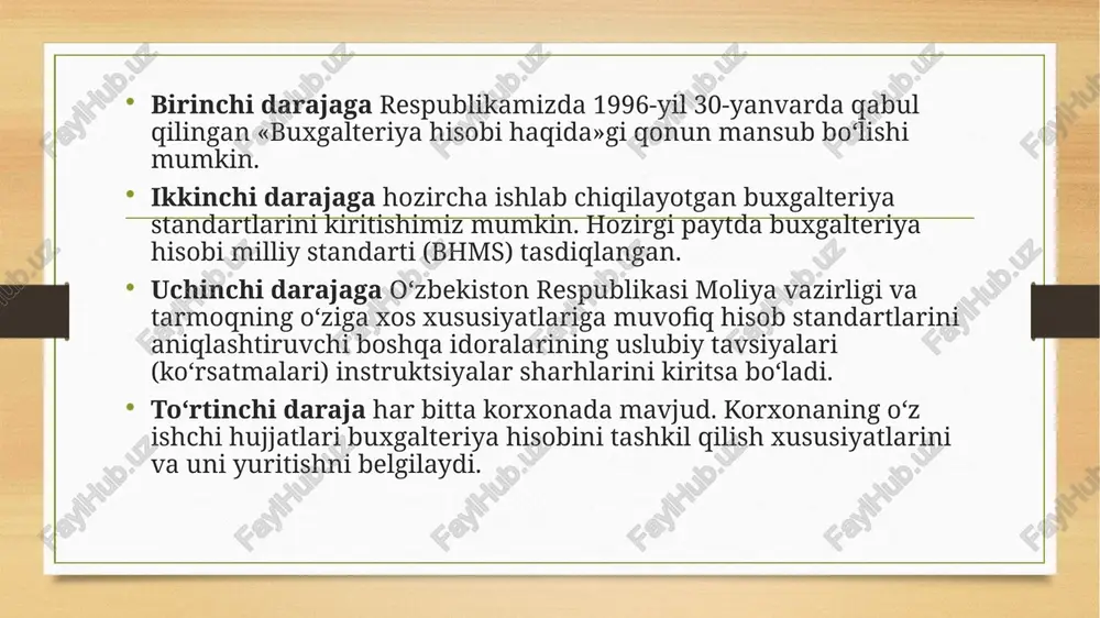 sh korxona ichidagi xarajatlarni kamaytirish bilan bevosita bog’liqdir. foyda haqiqatan ham buxgalteriya dasturida ish jarayoni o’rnatilgandan so’ng keladi. ushbu vazifalar bilan bog’liq avtomatlashtirish va aniqlik biznesga imkoniyatlar va kamchiliklar haqida aniq tasavvur beradi. korxona korxona — yuridik shaxs huquqiga ega boʻlgan mustaqil xoʻjalik yurituvchi subʼyekt. mahsulotlar, tovarlar ishlab chiqarish, xizmatlar koʻrstish, ishlarni bajarish uchun tashkil etiladi. iqtisodiy faoliyatning xilma-xil turlari bilan shugʻullanadi. davlat, munitsipial, jamoa, qoʻshma, yakka (oila, xususiy) korxonalar bor. qoʻshma korxona qoʻshma korxona (odatda qk deb qisqartiriladi) ikki yoki undan koʻp taraflar tomonidan tuzilgan iqtisodiy tashkilotdir. qoʻshma korxona - boshqa mamlakatlar firmalari ishtirokida bunyod qilingan, tashkiliy jihatdan yagona yuridik shaxs sifatida rasmiylashtirilgan korxona. qoʻshma korxona oʻzaro manfaatdorlik negizida, hukumatlararo shartnomalar asosida tashkil qilinib, ishlab chiqarish, ilmiy-ishlab chiqarish, ilmiy-texnika vazifalarini yechishga qaratiladi. taʼsischilarning oʻz mulklarini birlashtirish va badallari hisobiga qoʻshma korxonaning moliyaviy fondi yaratiladi. qoʻshma korxona sanoat, qishloq xoʻjaligi, qurilish, transport, savdo. fan va milliy iqtisodiyotning boshqa sohalarida tashkil …