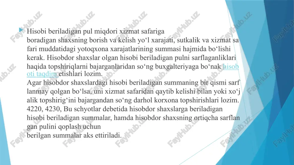 hisobdor shaxslar bilan hisoblashuvlar hisobi - Page 5