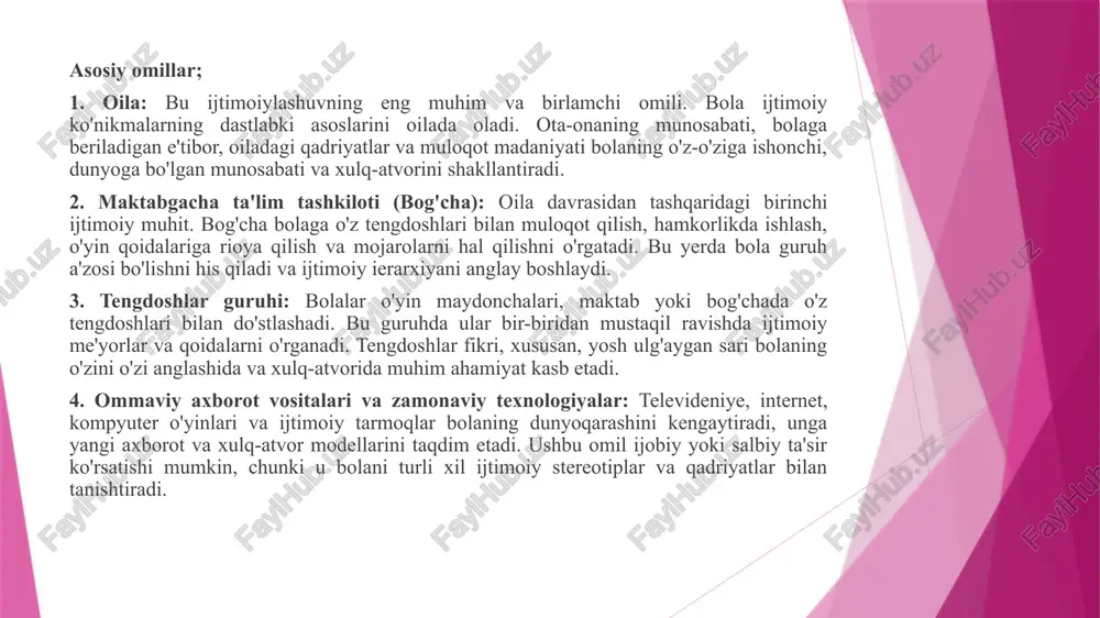 maktabgacha yoshdagi bolalar ijtimoiy o'zlashtirish - Page 5