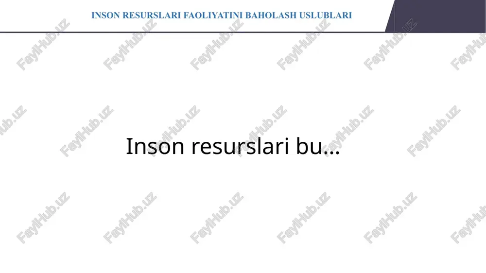 inson resurslari faoliyatini baholash uslublari - Page 5
