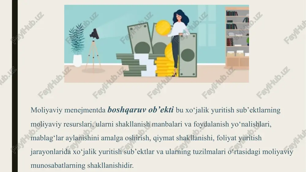 moliyaviy menedjmentning predmeti va funktsiyalari - Page 5