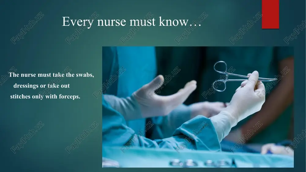 nurse’s work at the surgical department - Page 5