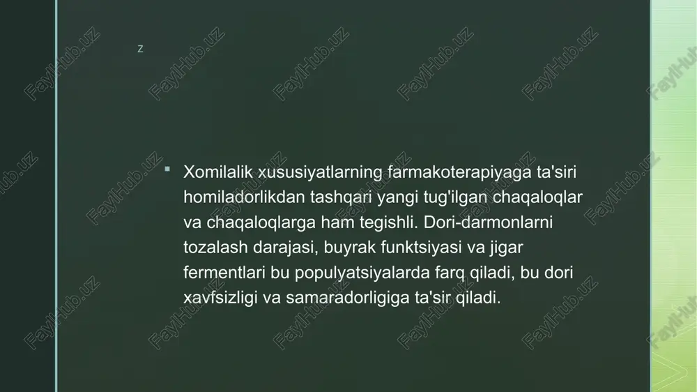 homilaning anatomik va fiziologik xususiyatlari - Page 5