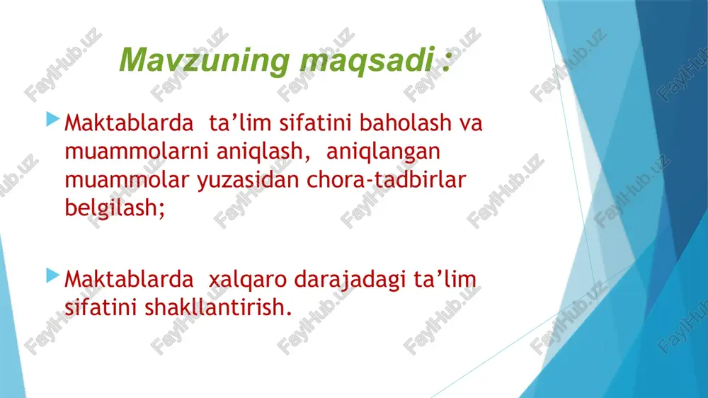 mavzu: “maktabdamonitoring o'tkazish jarayonini tashkilotlash” amaliy topshirig‘i - Page 5
