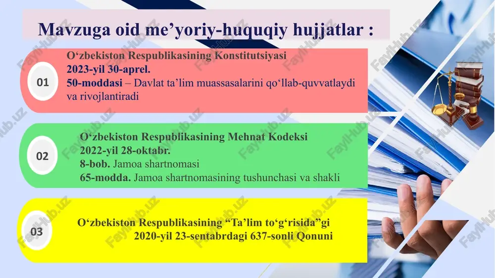 jamoa shartnomasi tuzish amaliyoti - Page 5