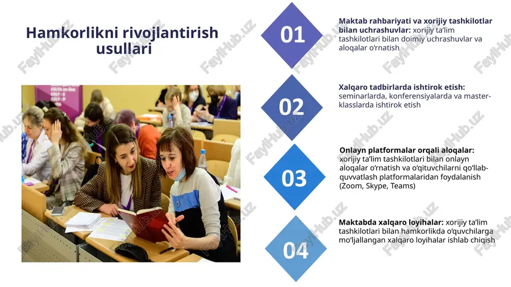 ta'limmuassasalarining xorijiy ta'lim tashkilotlari bilan hamkorlik - Page 5