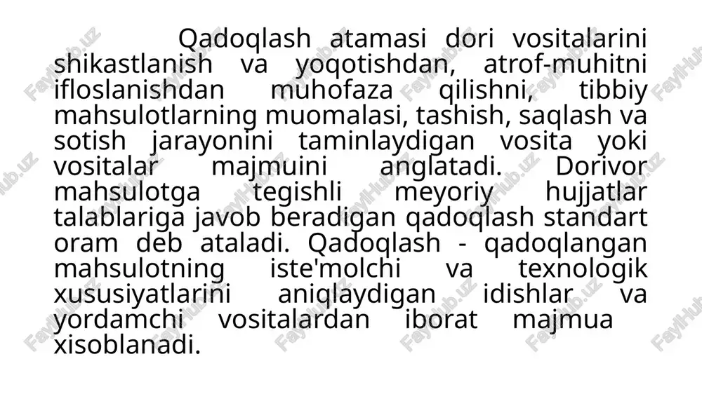 tayyor dori vositalarini qadoqlash turlari va usullari - Page 5