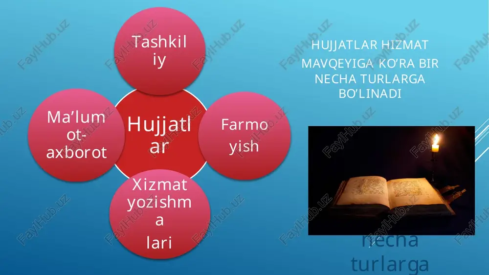 hujjatlar va ularning xususiyatlari - Page 5