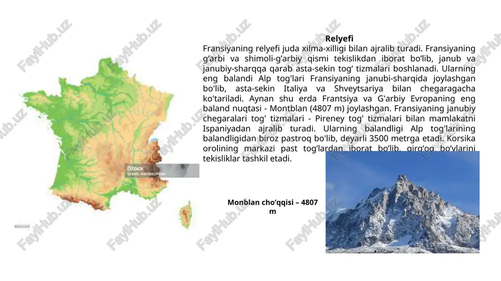 oʻzlashadilar. g`arbda esa bretanliklar, kitlar, jazoirlar, italyanlar, portugal, turk, marokash ajdodlari yashaydilar. xix asrda aholining tabiiy koʻpayishi yuqori bo’lgan va aholi soni tez o’sgan. xx asrda immigrant ishchilar hisobiga ham aholisi koʻpayib boradi. ayniqsa, immigrantlar sharqiy afrika, portugaliya, ispaniya kabi davlatlardan keladi. xx asrning ikkinchi yarmidan keyin demografik jarayonlari krizisga uchradi. har 1000 kishiga tug’ilish 9,5, o’lim 9,5 va tabiiy ko’payish 0 ga teng (2024-y.). aholining yosh tarkibida 15 yoshgacha bo’lganlar 17,7 foiz, 65 yosh va undan kattalar 20,8 foizni tashkil etadi. oʻrtacha umr koʻrish 82,7 yosh: erkaklar - 80 yosh, ayollar – 85,7 yosh. mehnatga yaroqli aholi 58 foiz. shundan xizmat ko’rsatishda 61,5 foiz, sanoatda 31,3 foiz, qishloq xoʻjaligida 7,3 foiz ni tashkil etadi. aholining 82 foizi shaharlarda yashaydi. aholisining 41 foizi kotolik, musulmonlar 5 foiz, lyuteranlar 2 foiz, protestantlar 2 foiz, buddizm 1 foiz va iudeaizm 1 foizni tashkil qilsa, 40 foiz aholi ateist, ya’niy hech qanday dinga …
