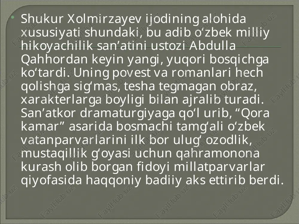 shukur xolmirzayevning adabiy merosi - Page 5