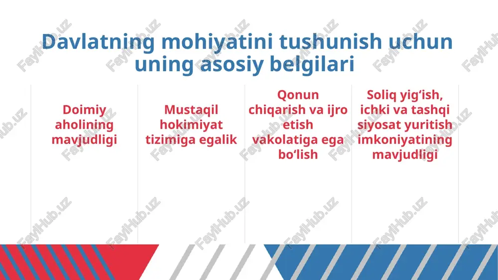 davlat tushunchasi, belgilari, mohiyati va tiplari - Page 5