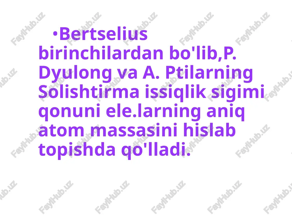 jismlarning issiqlik sig'imi va stexiometrik qonunlar - Page 5