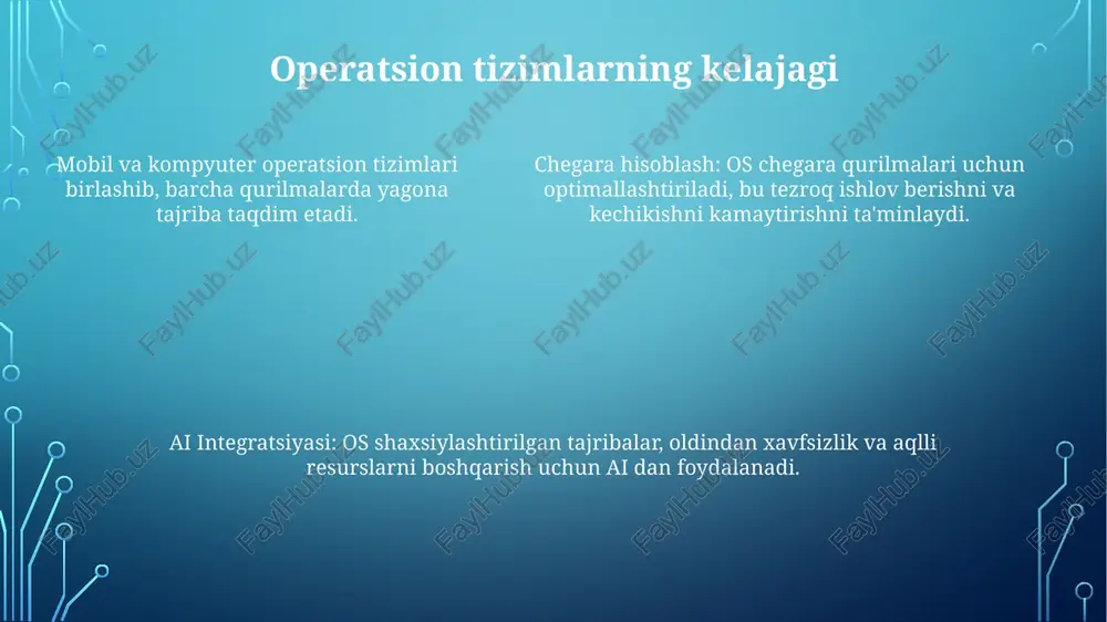 kompyuter va mobil qurilmalar operatsion tizimi - Page 5