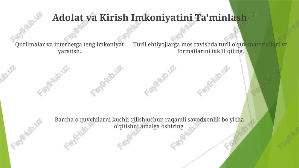 taʼlim jarayonini tashkil etishda internet xizmatlaridan foydalanish - Page 5
