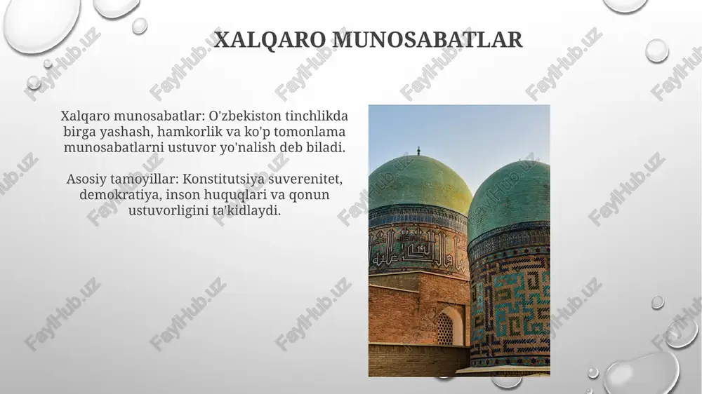 oʻzbekiston respublikasi konstitutsiyasining asosiy prinsplari - Page 5