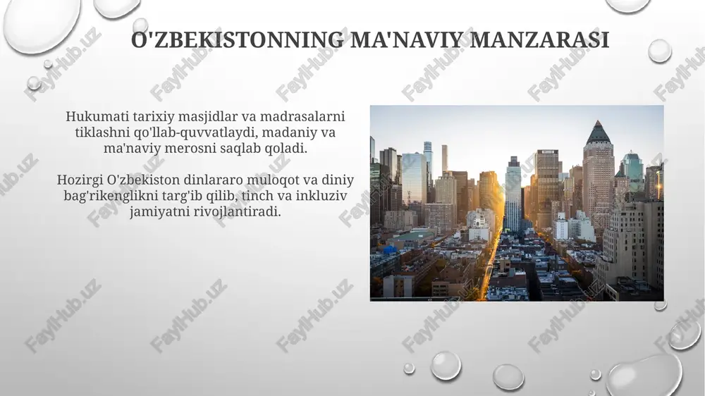 zamonaviy o'zbekistonda ma'naviyatning o'rni - Page 5