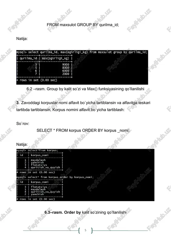 group by, order by, having - Page 5