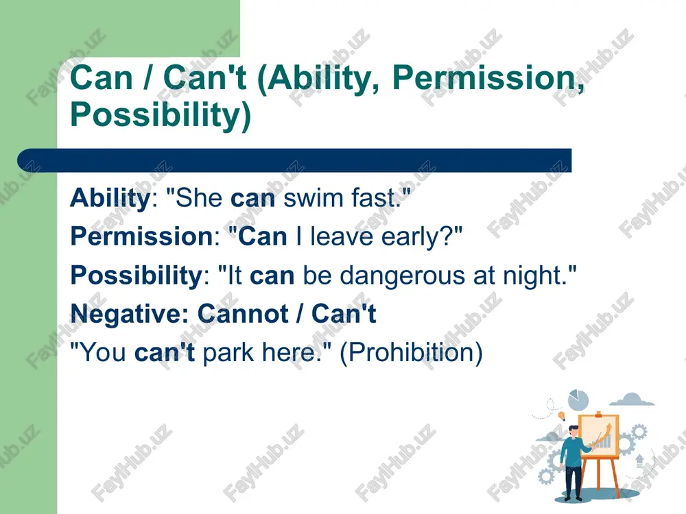 modal verbs1(ability,pirmission,advice) - Page 5